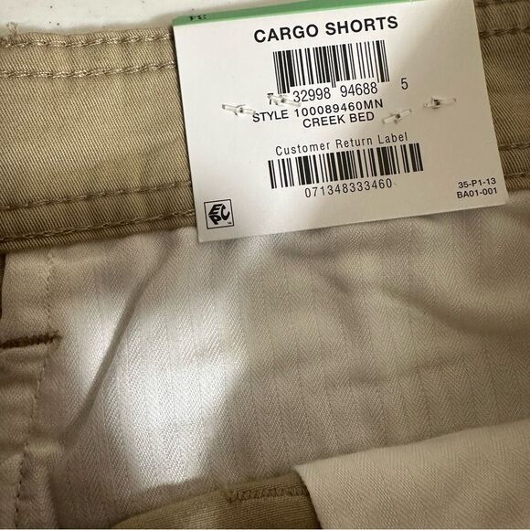Club Room‎ Cargo Short Stretch Tan - 34 - NWT - Picture 5 of 8